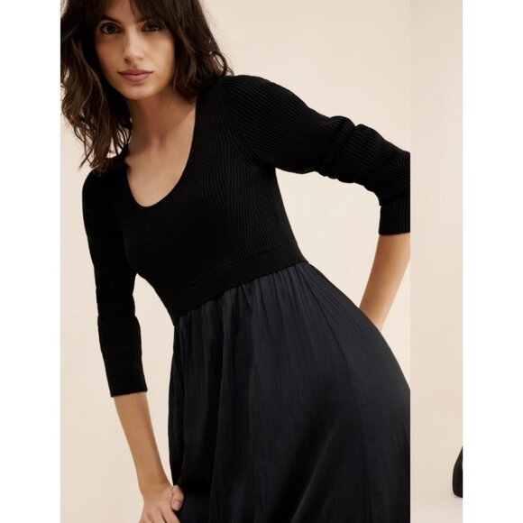 NWT Size S - Anthro The Thea Twofer Scoop Neck Sweater Maxi Dress (NWT US$ 178) - Picture 8 of 16